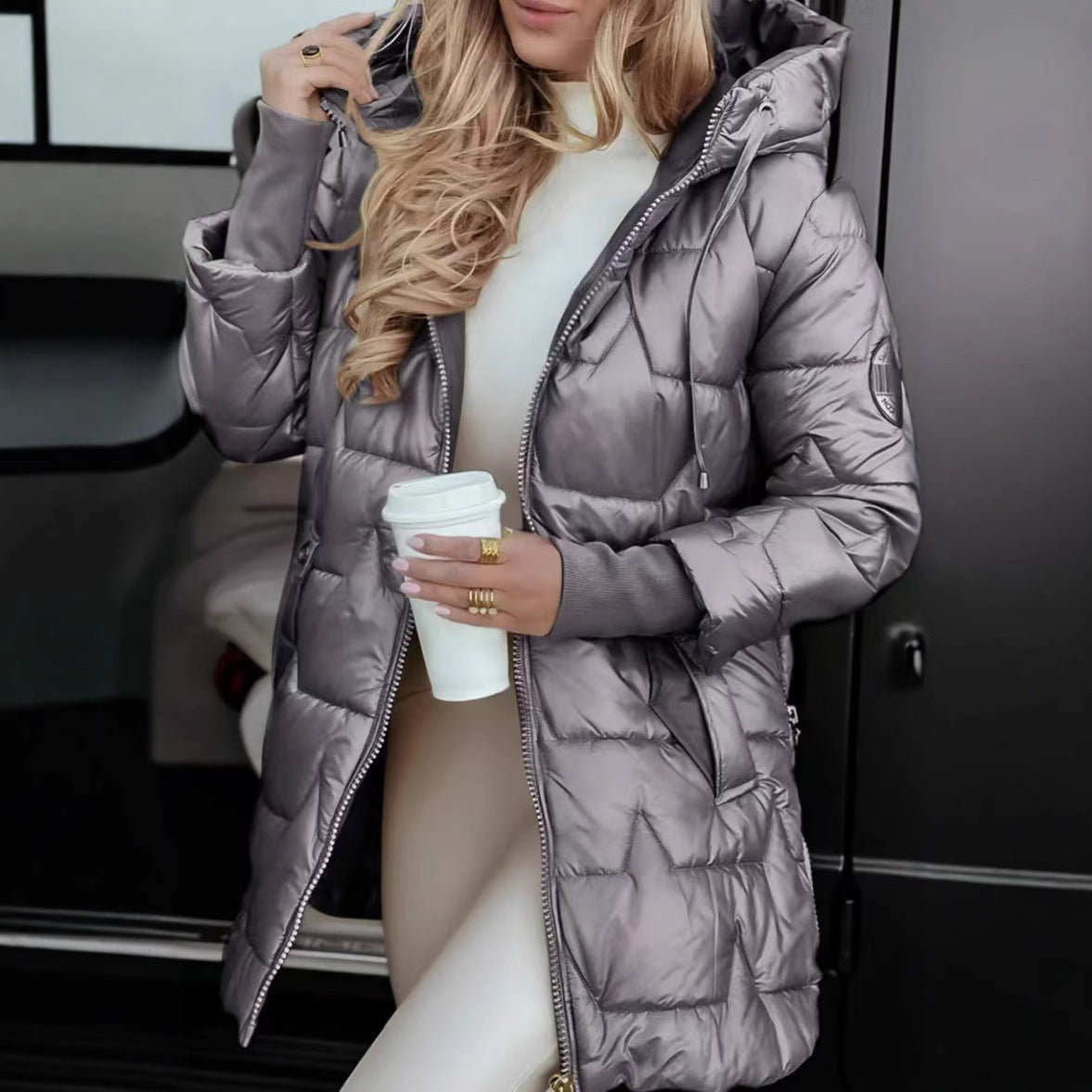 ✨ The Urban Cozy Hooded Coat