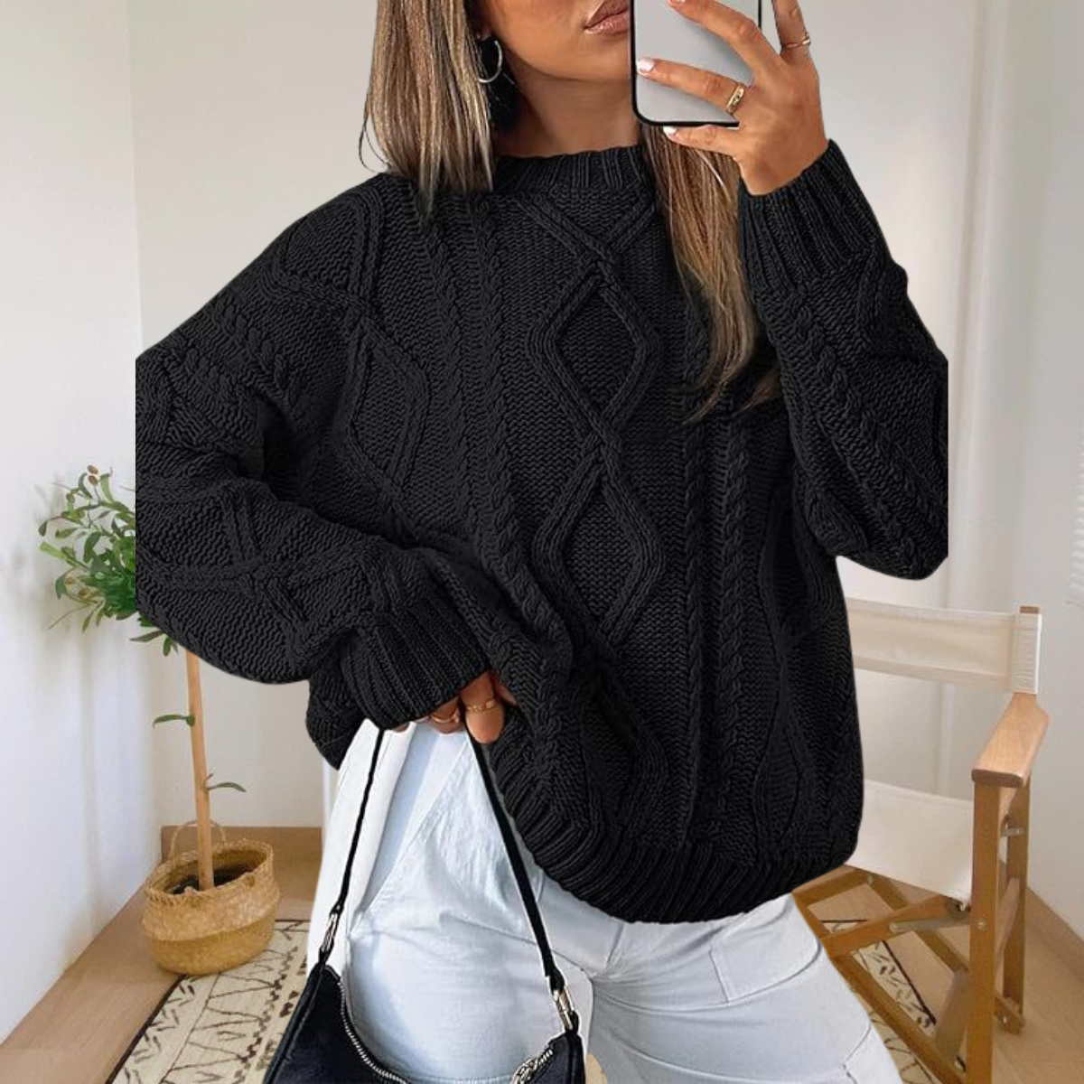 The Cable Cloud Sweater