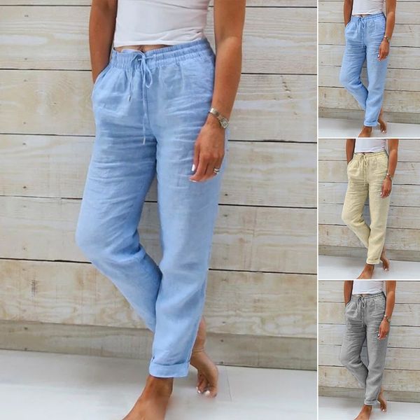 Lisa - Zomerse Lichte Casual Broek met Hoge Taille