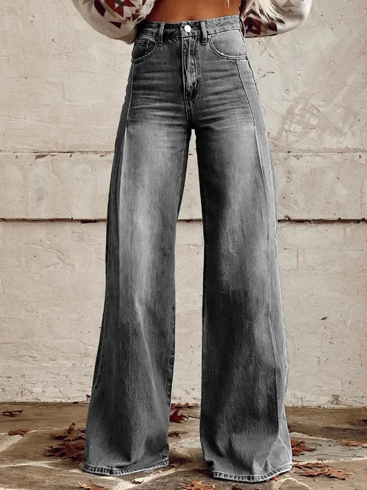Anne - Stijlvolle en Comfortabele Wijde Jeans