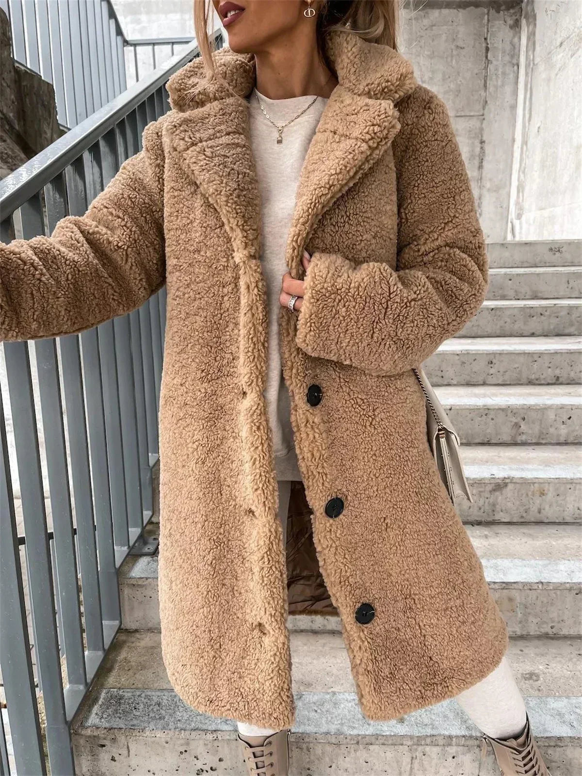 ✨ The Elegant Plush Coat