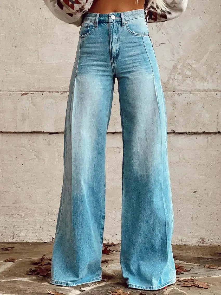 Anne - Stijlvolle en Comfortabele Wijde Jeans
