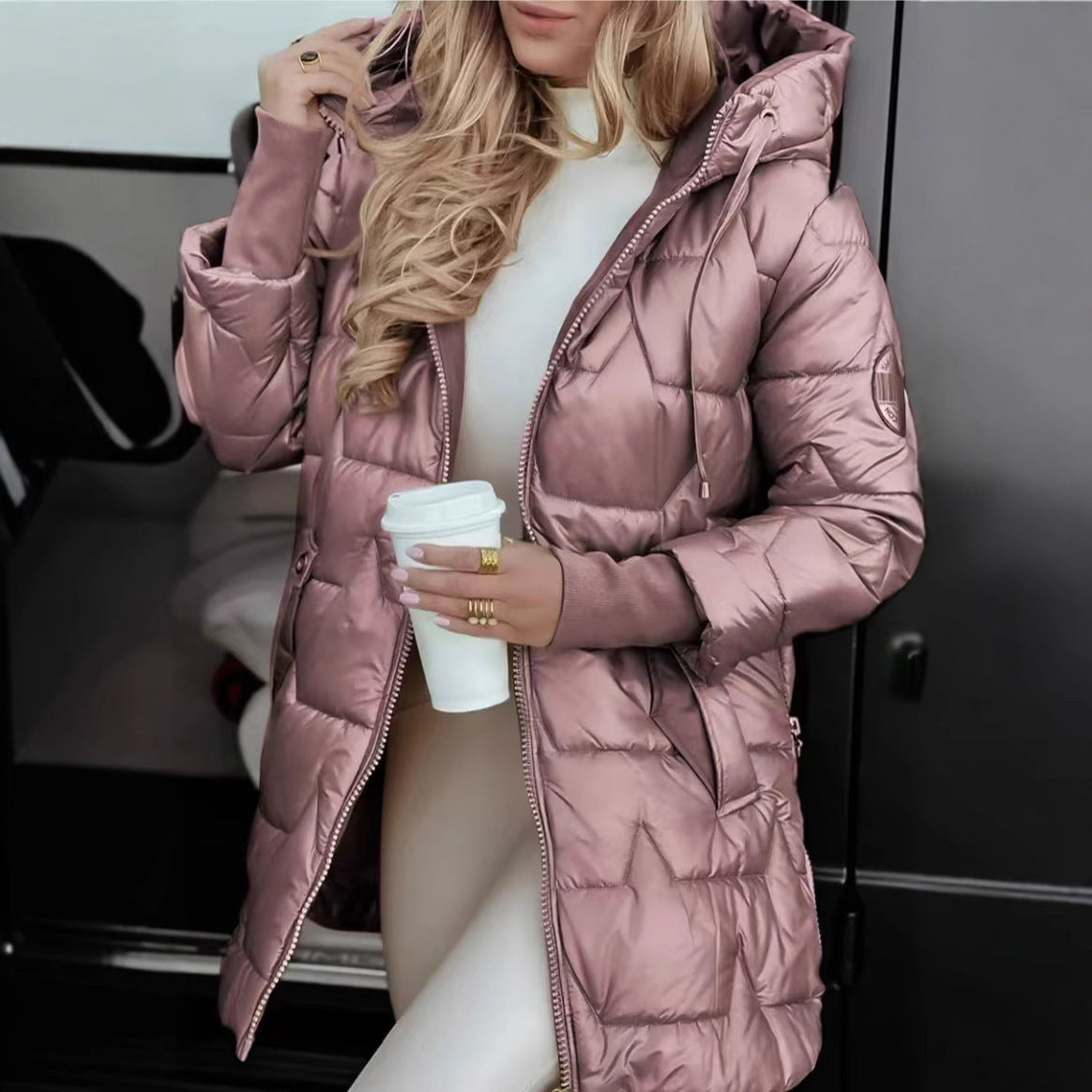 ✨ The Urban Cozy Hooded Coat